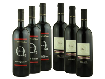 6 eksklusive vine fra Quaquarini